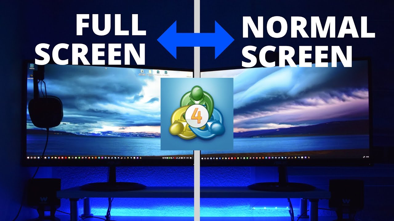 MT4 chart in full screen